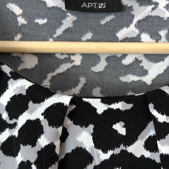 APT. 9 abstract print sleeveless scoop neck dress size small - Picture 6 of 8